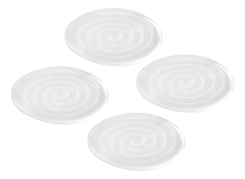 4 Uds. Almohadillas De Silicona Para Diámetro Redondo 4 Cm