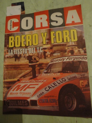 Corsa 930 Boero Ford Renault Turbo Lancia Renault 25 Datsun