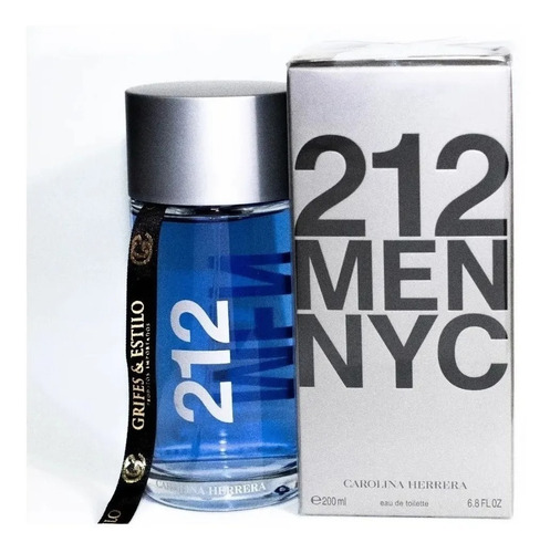Perfume 212 Men Nyc 200 Ml Carolina Herrera Original Adipec