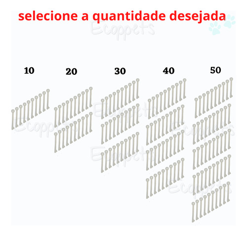 Kit Molas Elástico P/ Bico Do Móvel Dispenser Plast Pet 10un