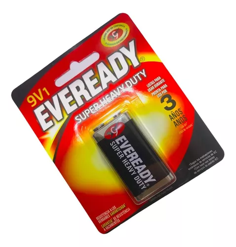 Pila Bateria 9v Carbon Zinc Eveready Super Heavy Duty