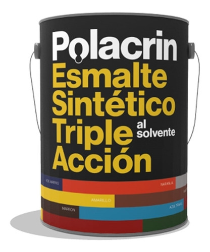 Esmalte Sintetico Polacrin 20 Lts Blanco Brillante Solvente