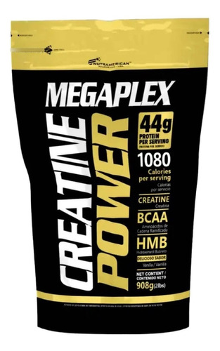 Megaplex Creatine Power 2 Lb 2 Libras 2lb Mass Creatina