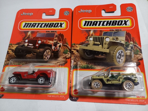 Pack Jeep 1948 Willys - Matchbox