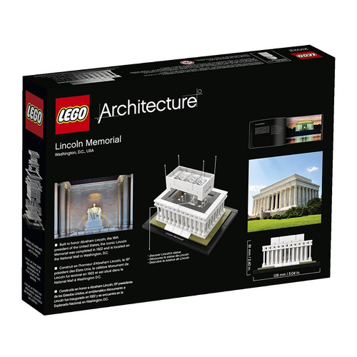Kit De Lego Arquitectura 21022 Lincoln Memorial Modelo