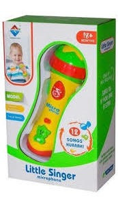 Imagen 2 de 4 de Micrófono Para Niños/niñas 12 Sonidos/ Litte Singer