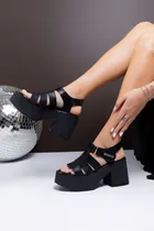 Comprar Zapatos Sandalias Mujer Plataformas Vestir Fiesta Taco Palo 