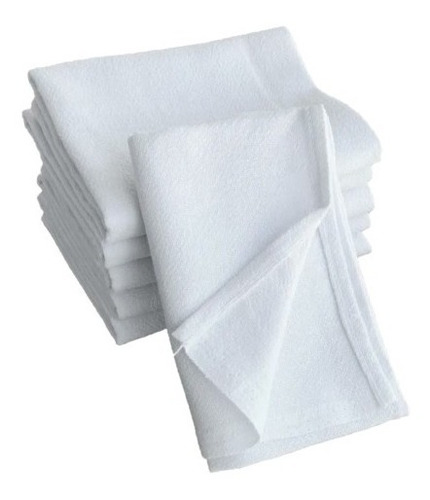 Kit 5 Peças Pano De Prato Bainha O Legitimo Branco