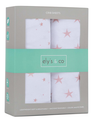 Ely's & Co. Sbana De Cuna  Sbana De Cama Para Nios Pequeos, 