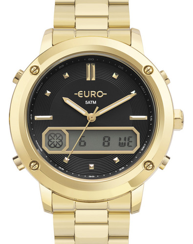 Relógio Euro Feminino Fashion Dourado Eubj3890ae 4p