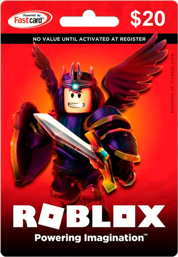 Roblox 20$ Tarjeta De Regalo - Entrega Inmediata