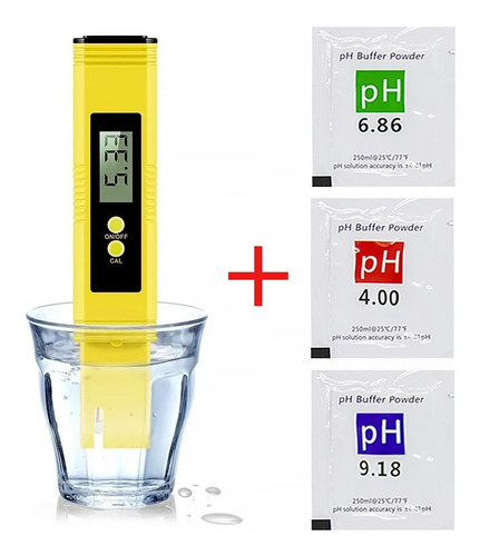 Probador De Medidor Ph Digital Test De Agua De Bolsillo
