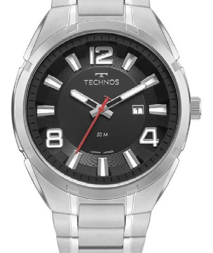 Relógio Technos Masculino Elegant Analógico Prata 2117lcz1p