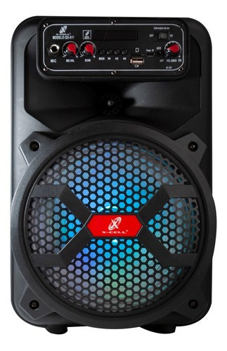 Alto-falante X-Cell som XC QS811 com bluetooth preto 110V/220V 