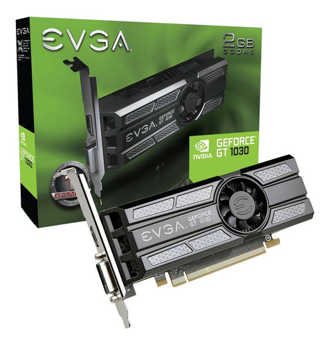 Imagen 2 de 4 de Tarjeta De Video 2gb Tarjeta De Video Evga Geforce Gt 1030