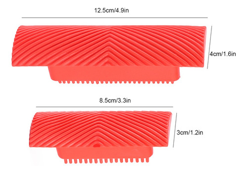Imagen 7 de 9 de Sello De Caucho Con Diseño Símil Madera Para Pintar Pared