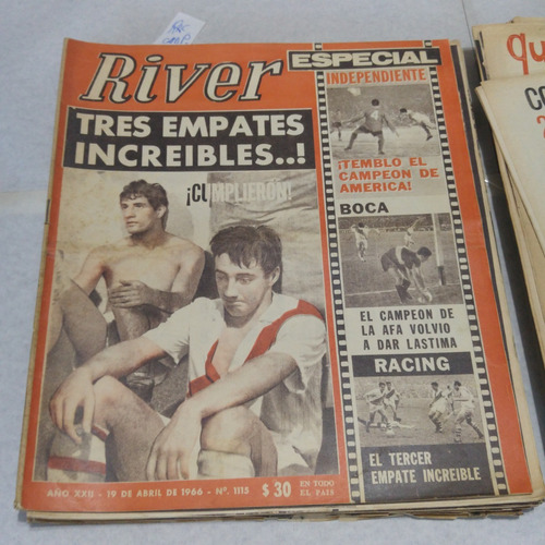 Revista River 1115  River Plate 2 Boca Juniors 2 Por La Copa