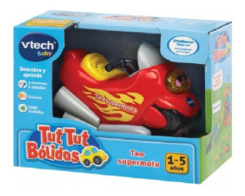 Imagen 3 de 5 de Vtech Tut Tut Bolidos 1 A 5 Años Maternelle