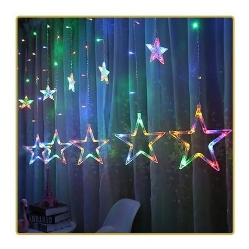Guirnalda Con Estrellas Para Decoración /luces Led / Navidad