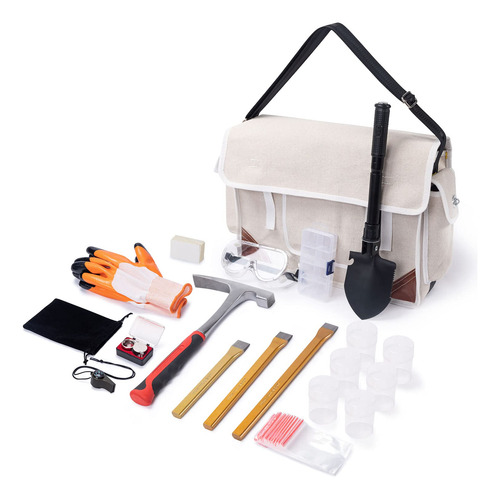 Conjunto De Ferramentas Geológicas Wisepro, 20 Unidades Com