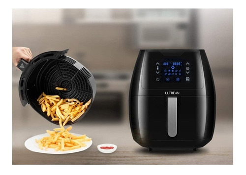Ultrean Freidora Eléctrica De Aire 5,49 Litros Air Fryer