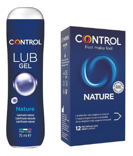 Imagen 1 de 1 de Control Kit Nature Lub + Preservativos