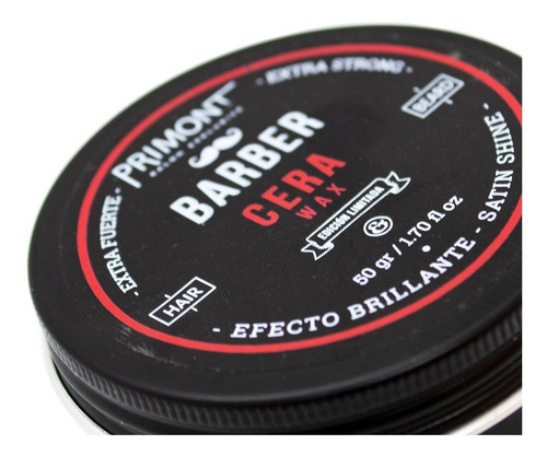 Primont Barber Cera Capilar Efecto Brillo Pelo 50ml Local