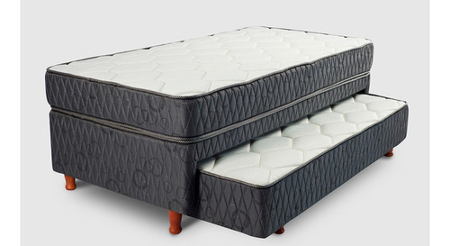 Sommier Colchon Y Divan Cama Carro Dual 200x090 Augusta Eden