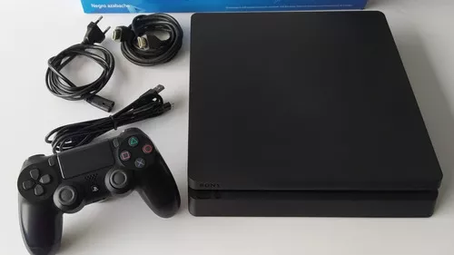Sony PlayStation 4 Slim 500GB Uncharted 4: A Thief's End Bundle cor preto  onyx
