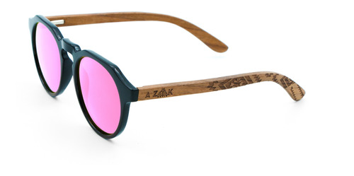 Lentes De Sol De Madera Mixcoatl Rosa