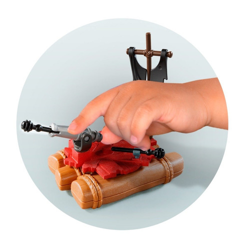 Playmobil Pirates Maletin Balsa Con Pirata Y Cañon 5655