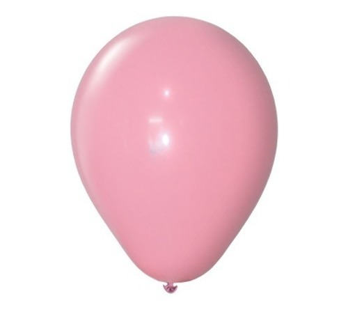 Globos Lisos Rosa Pastel 12 Pulgadas X 10 Un