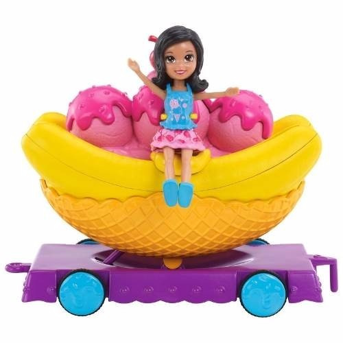Imagem 1 de 1 de Polly Pocket Carrinho Da Banana Split Dvj70 - Bonellihq L18