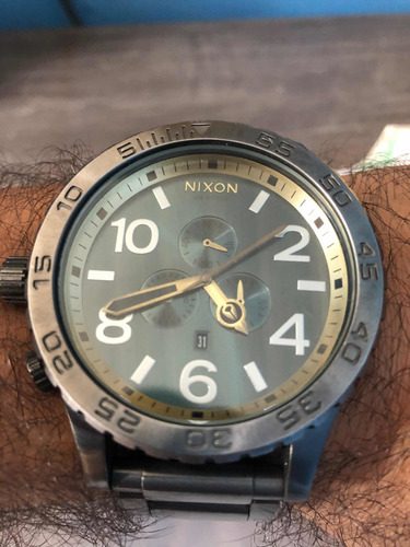 Relógio Nixon 51-30 Chrono Simplify Verde Original
