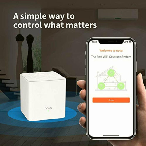 Tenda Mw3 2pk Sistema Nova Mesh Wi-fi, Doble Banda, Antenas
