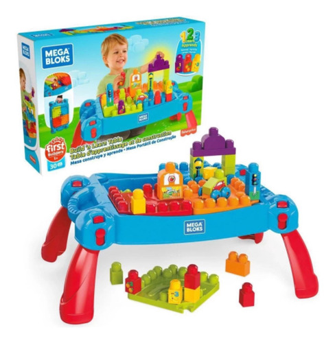 Mega Bloks Mesa Infantil De Construção Fgv05 Fisher Price 30 Mega Bloks Mesa Infantil De Construção Fgv05 Fisher Price