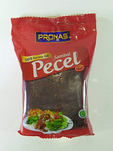 Pronas Bumbu Pecel Pedas (hot Salsa De Maní), 185 Gram