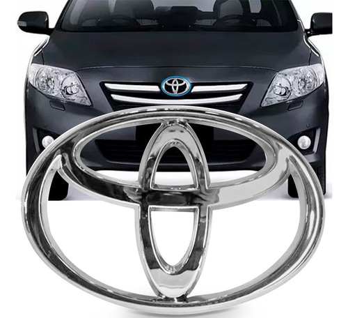 Logo Emblema Toyota Grade Corolla 09 10 11 12 13 Novo