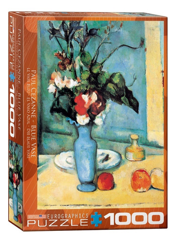 6000-3802 Puzzle Eurographics Blue Vase By Paul Cezanne