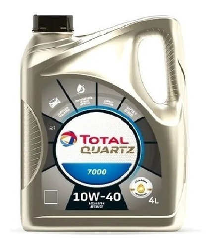 Aceite 4 Lt. Total Quartz Diesel Nafta  7000 10w40 Bidon