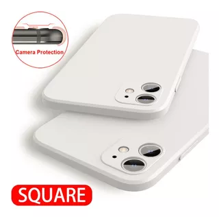 Funda Para Teléfono Iphonenew Original Square Liquid Silicon