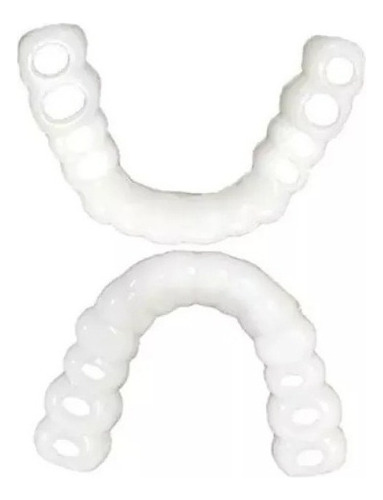 Tampa De Dente Falso Superior Encaixe No Sorriso Perfeito Em
