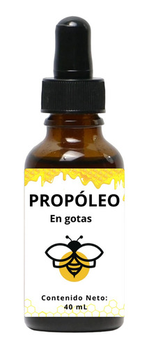 Propóleo Concentrado En Gotas 40ml Refresca Y Descongestiona