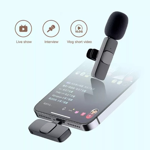 Microfono Para iPhone Inalambrico Lightning K9-ip *itech 