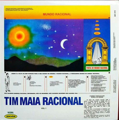 Lp Tim Maia - Racional Vol. 1 (1974) Lacrado