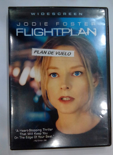 Flightplan. Jodie Foster. Dvd Película Usado. Qqa.