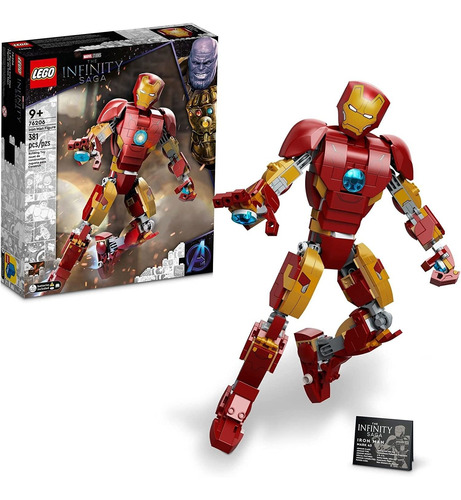 Kit De Construcción Lego Marvel 76206, Iron Man , 381 Piezas
