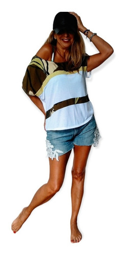 Imagen 9 de 9 de Remeron Marleen Super Suelto Algodón Pima