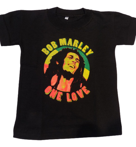 Remeras Niños Bob Marley Vs Modelos Rockería Que Sea Rock 