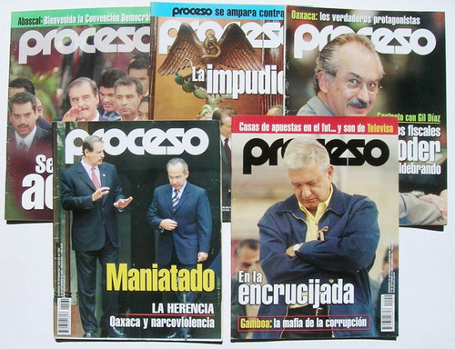 Revista Proceso, Set De 5 Revistas, 2006